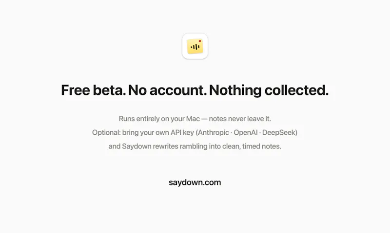 Saydown screenshot 5