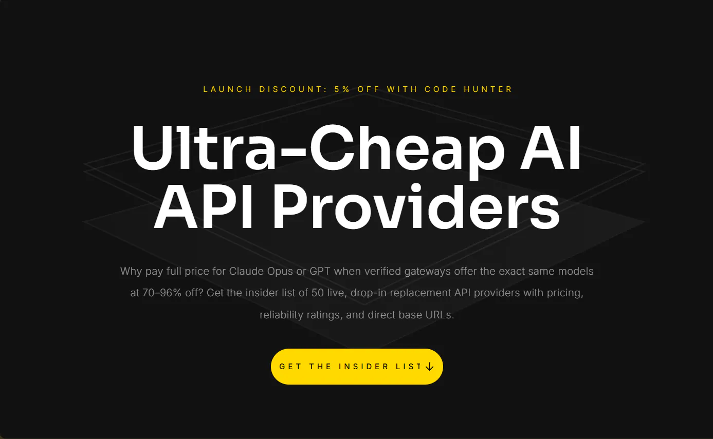 50 Ultra-Cheap AI APIs gallery image