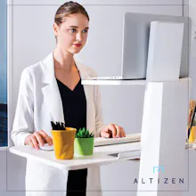 ALTIZEN PRO SIT STAND DESK CONVERTER gallery image