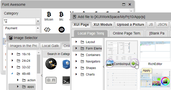 CrossUI Web APP Builder gallery image