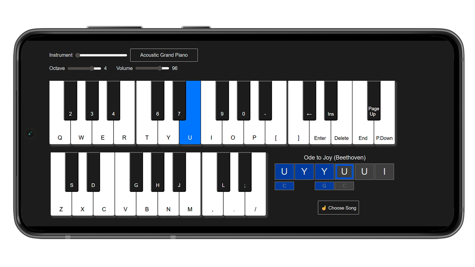 Electronic Piano – No install, just play media 4