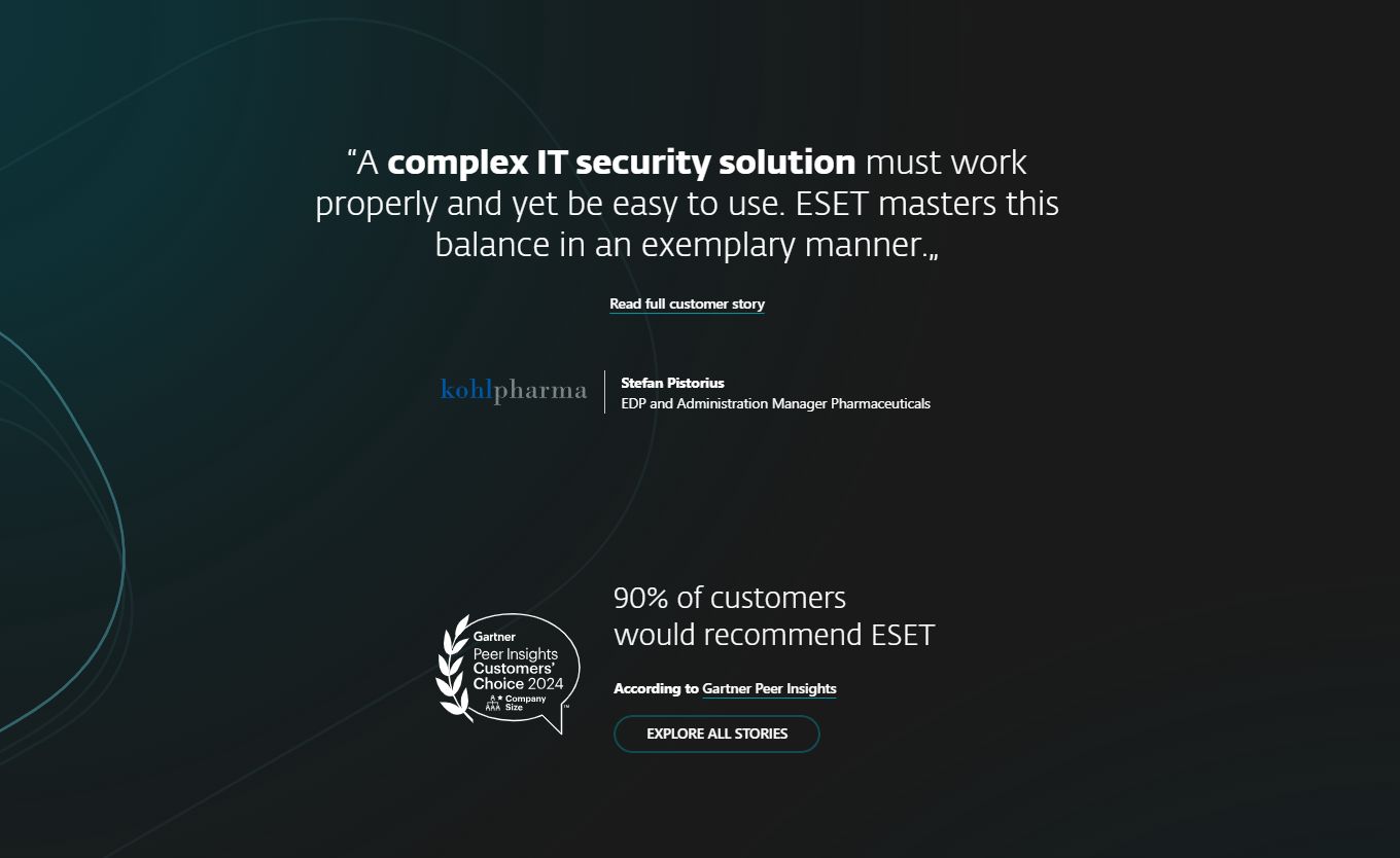 ESET Beschermt Advanced media 9