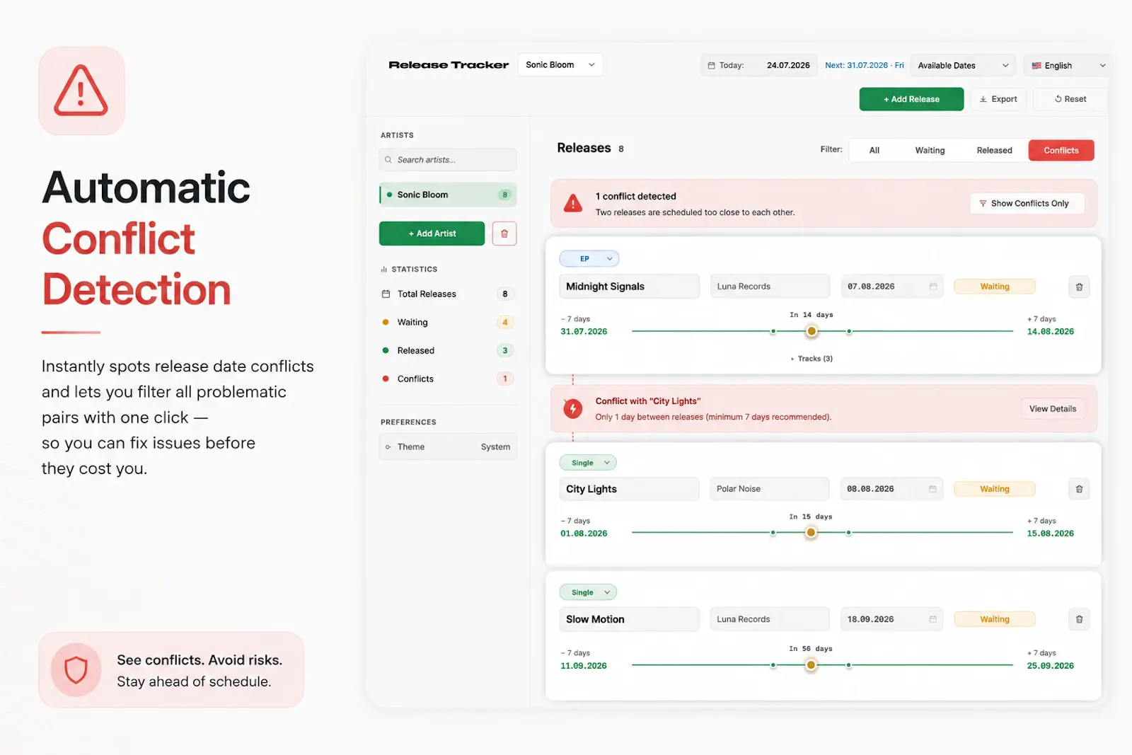 Release Tracker  screenshot 3