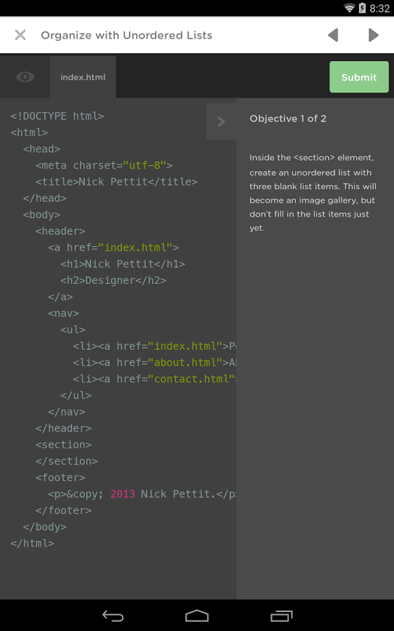 Treehouse Mobile App gallery image