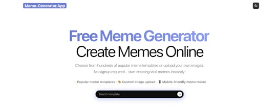 Free Meme Generator gallery image