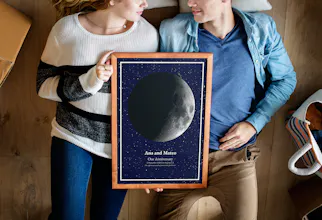 The Moon Joy - Unique Moon Phase Posters gallery image