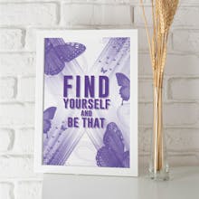 ''Find Yourself and Be That'' Poster gallery image