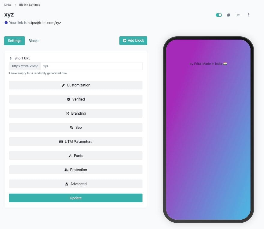 Frital - Smart way to share your links media 3