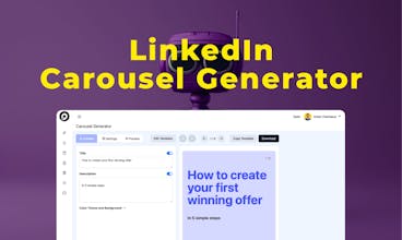 LinkedIn Carousel Generator gallery image