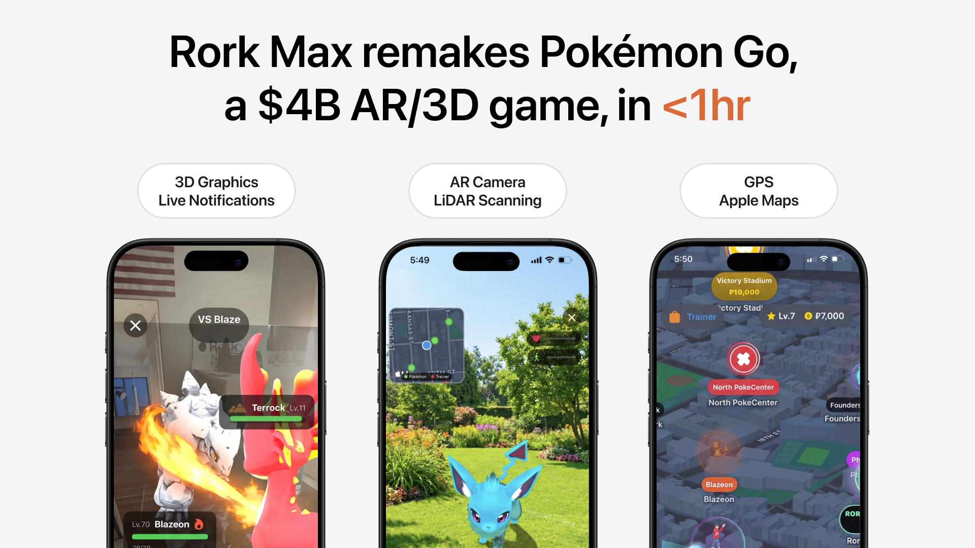 Rork Max - Swift iOS mobile apps - Main product screenshot demonstrating key features and user interface