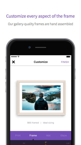 framed prints from iphone