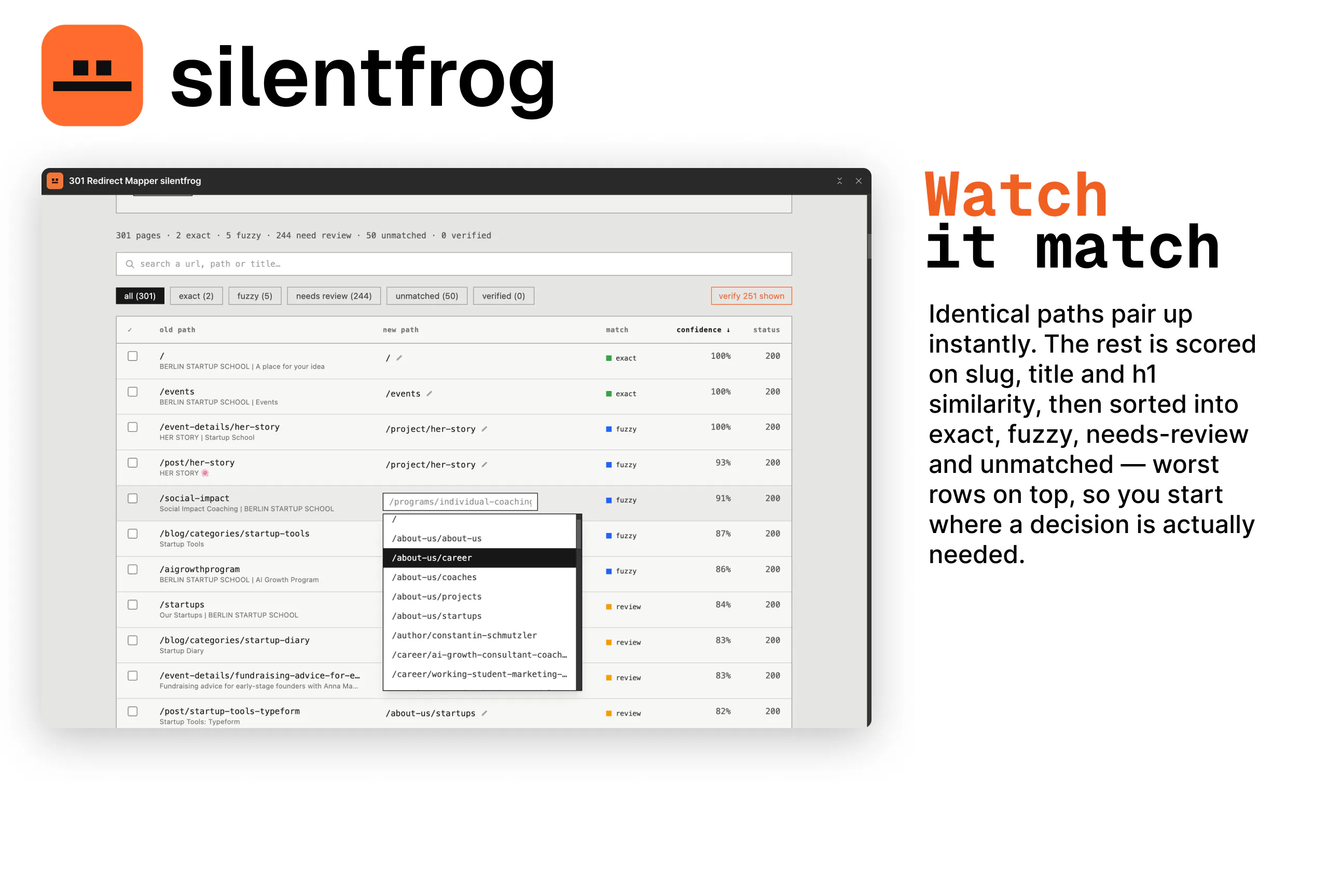 301 Redirect Manager Silentfrog gallery image