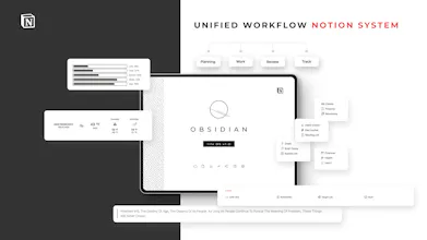 Obsidian Life OS : Notion template gallery image