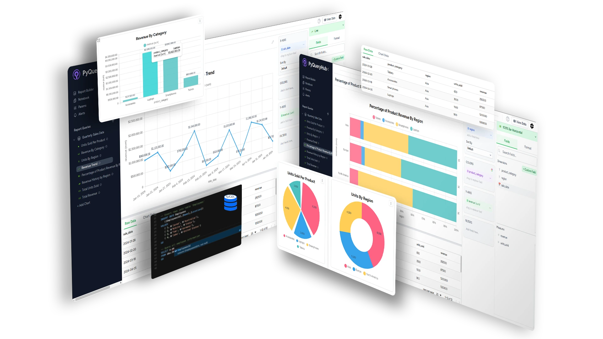PyQueryHub — Browser‑Based BI gallery image