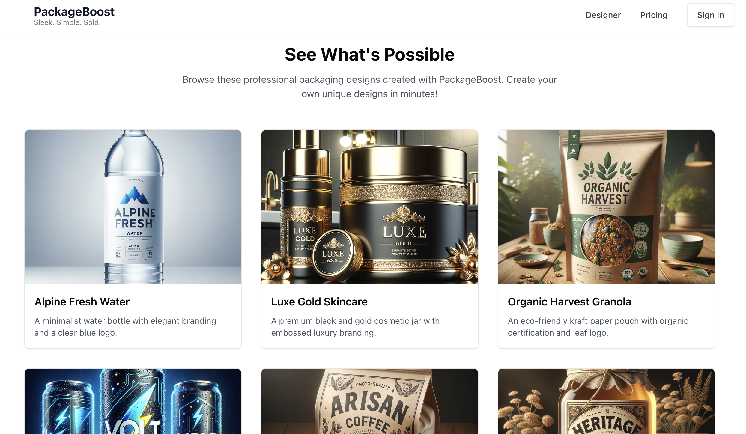 PackageBoost.com gallery image