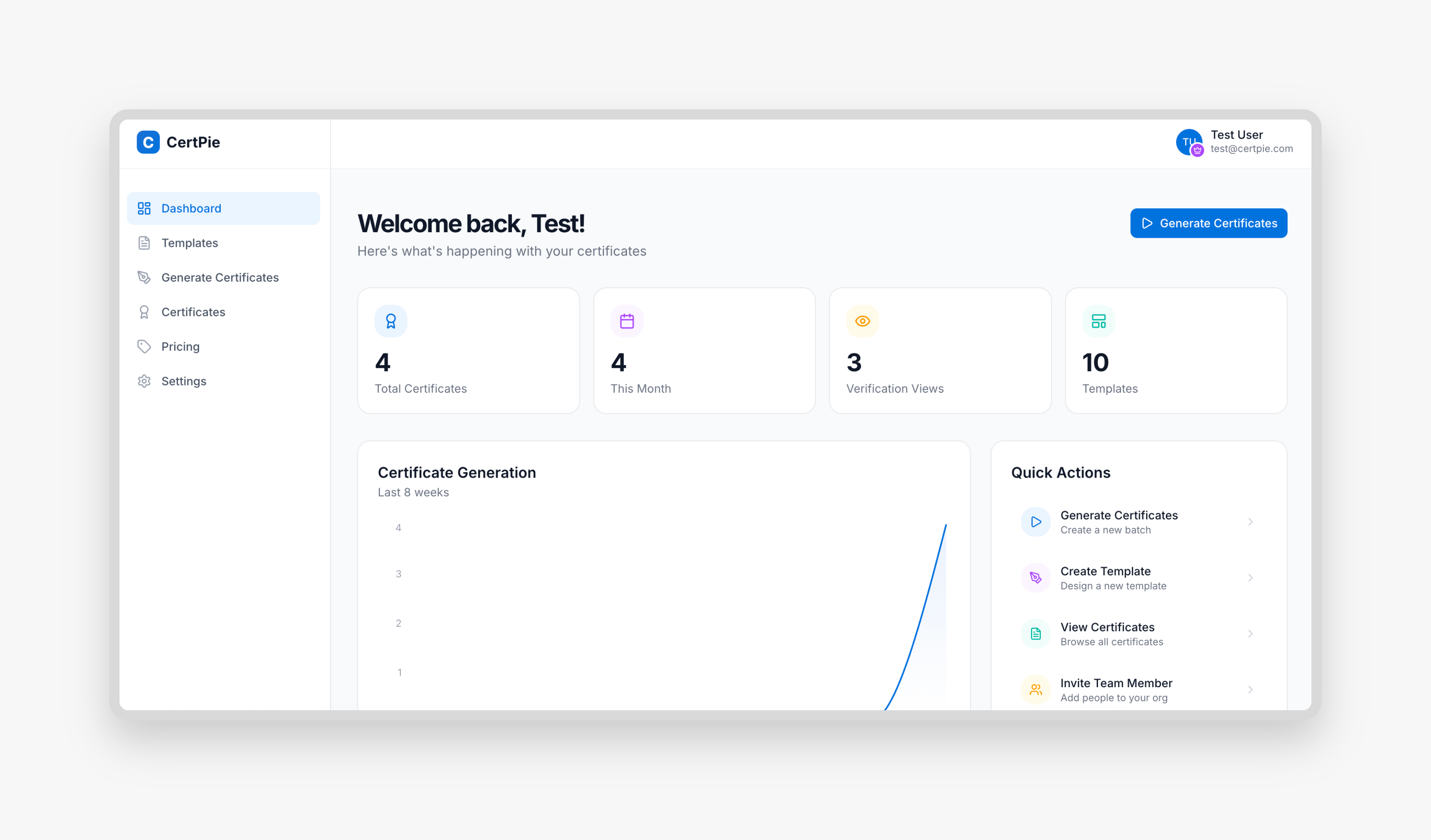 CertPie gallery image