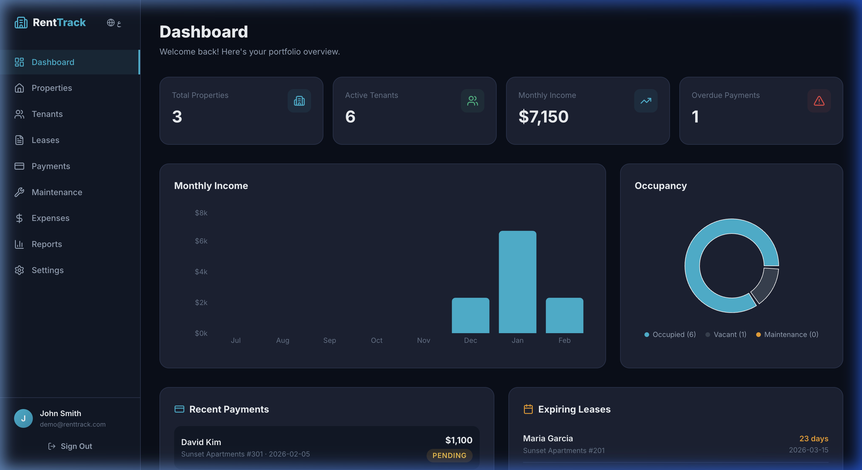 RentTrack gallery image