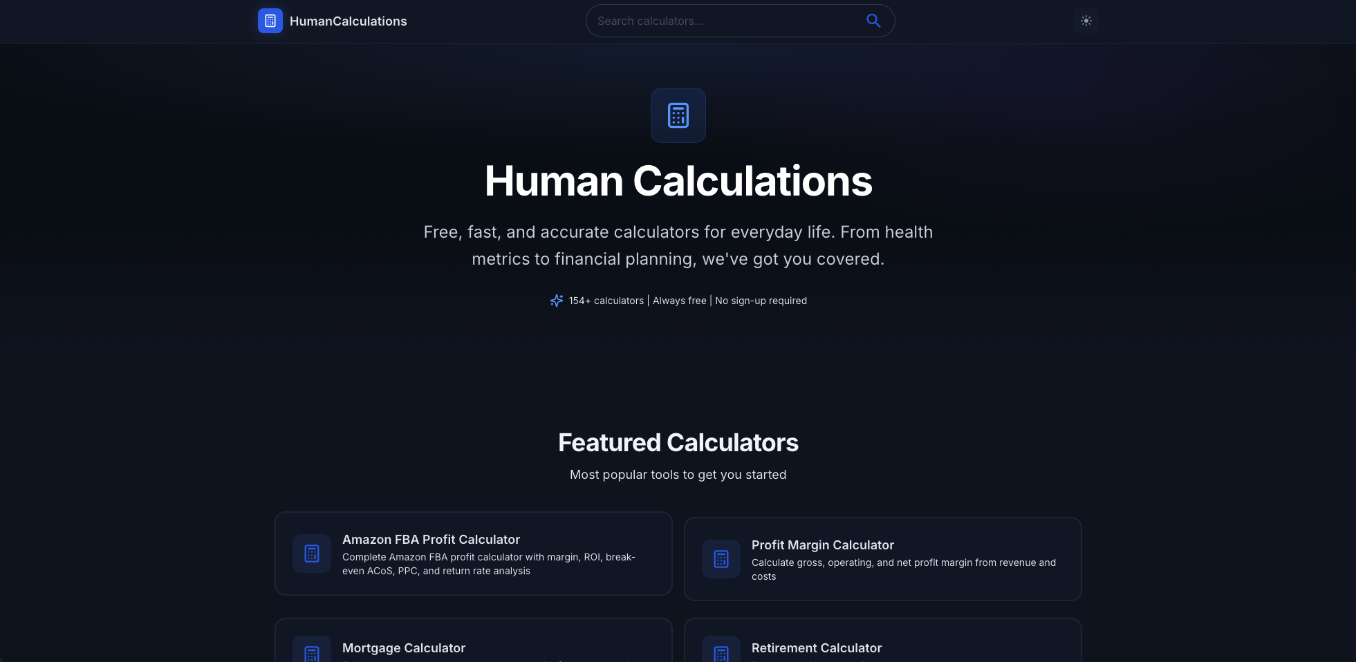HumanCalculations gallery image