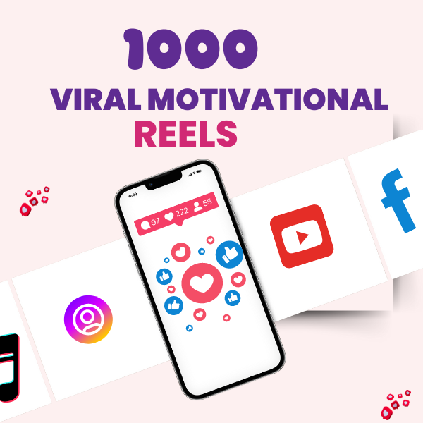 1000+ Motivational Reels Bundle  logo