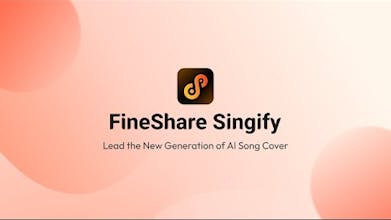 FineShare Singify 로고 - 음악 사용자 지정의 마법