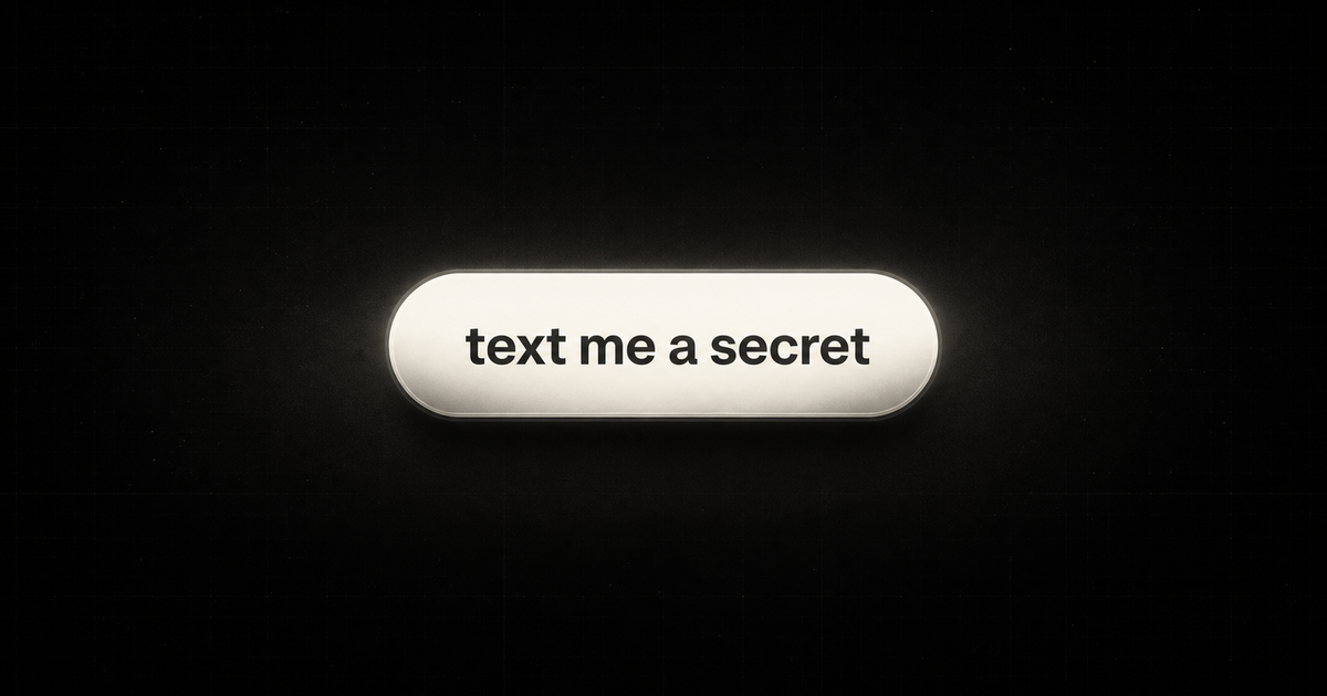 text me a secret gallery image