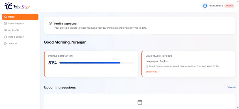 Tutor Clap screenshot 5