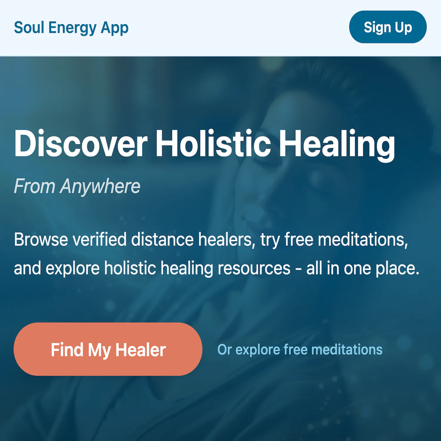 Soul Energy App - Distance Healing 제품 배너