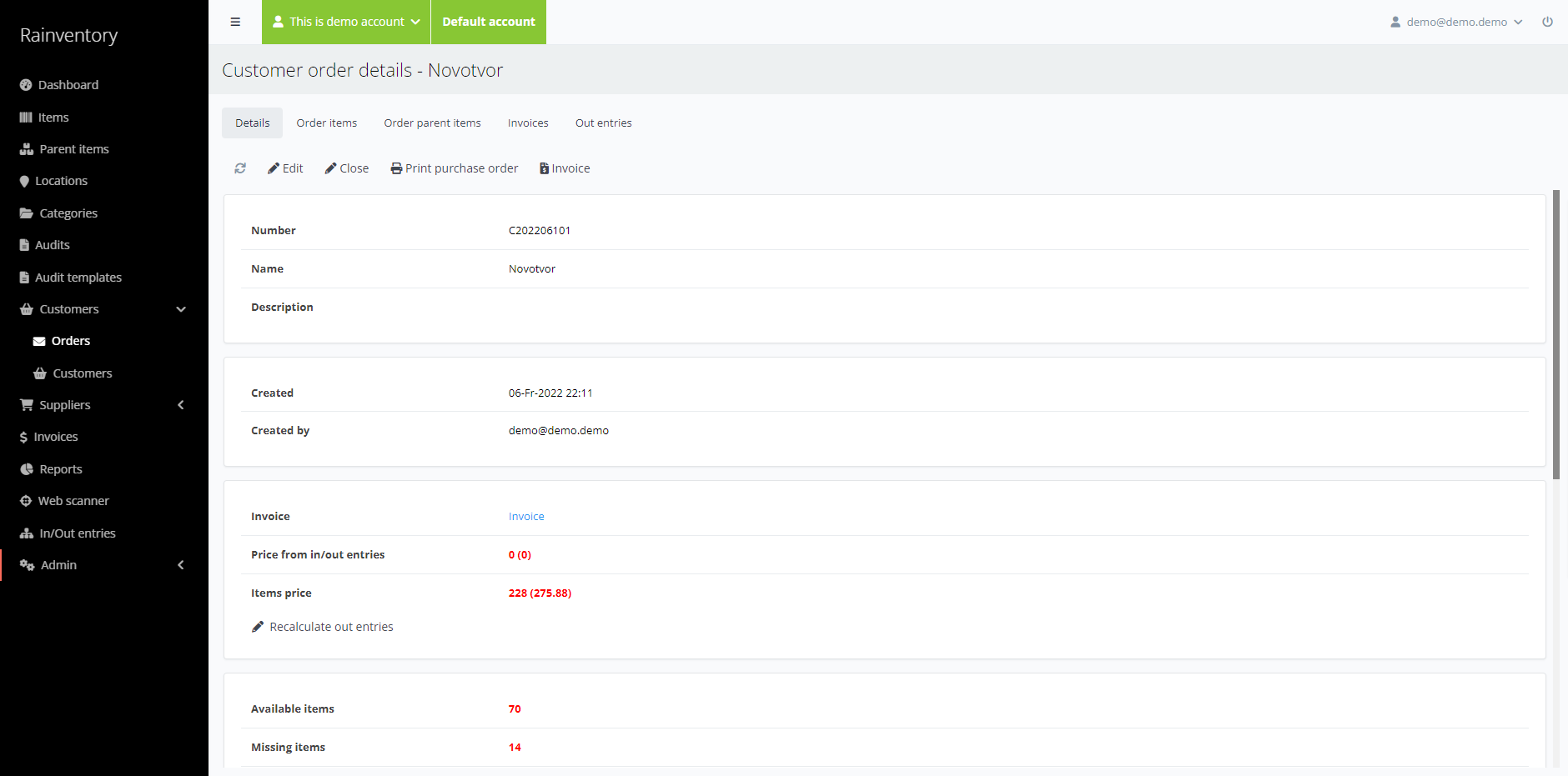 Rainventory - Inventarismanagement -app media 3