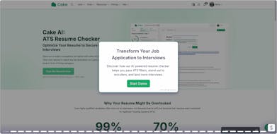 Cake AI Resume Checker gallery image