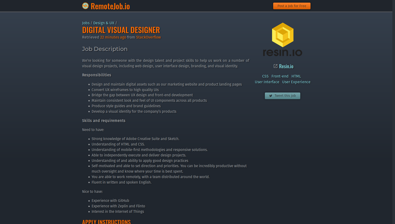 Remote Job gallery image
