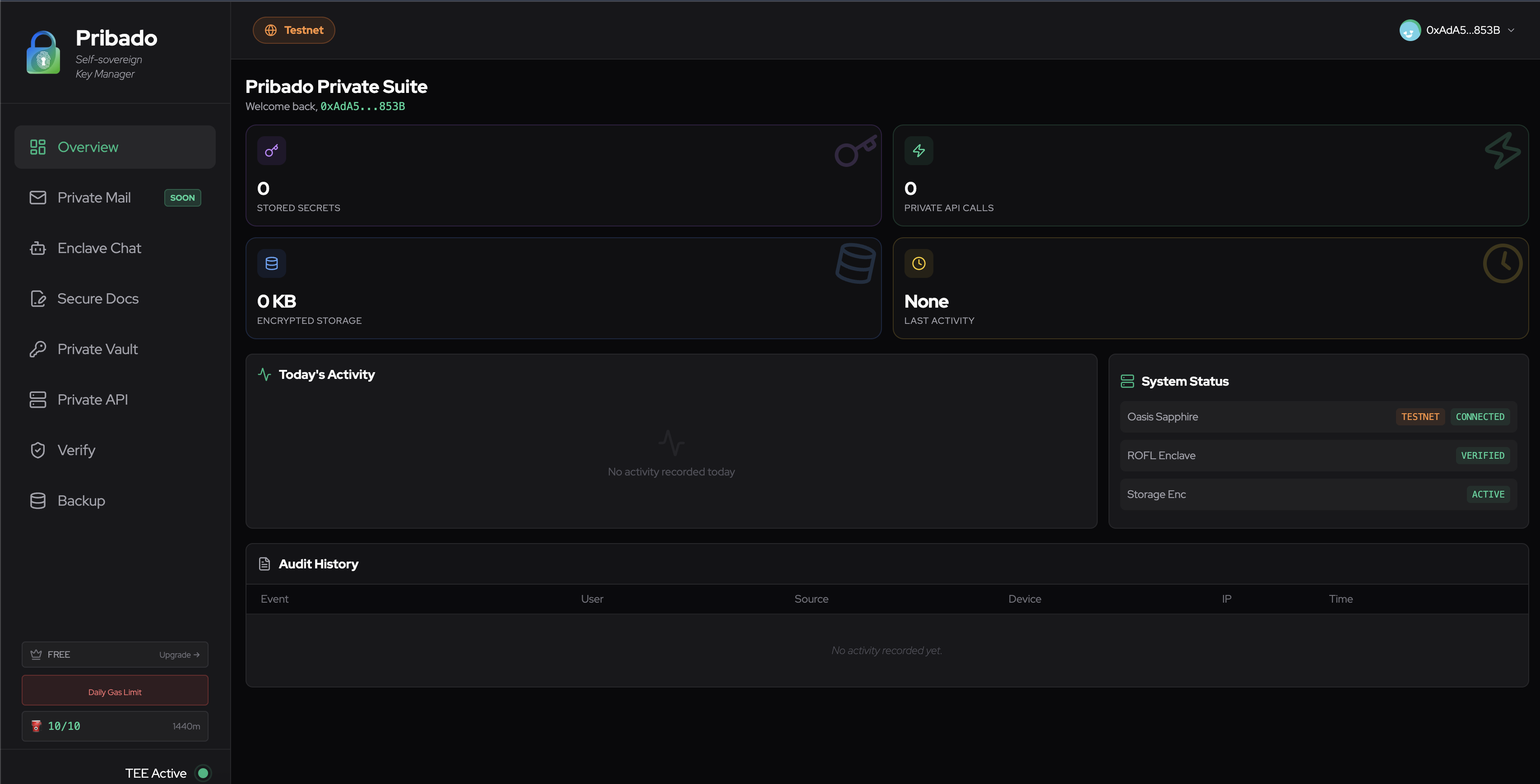 Pribado Private Suite - Screenshot 2 showing product features and functionality