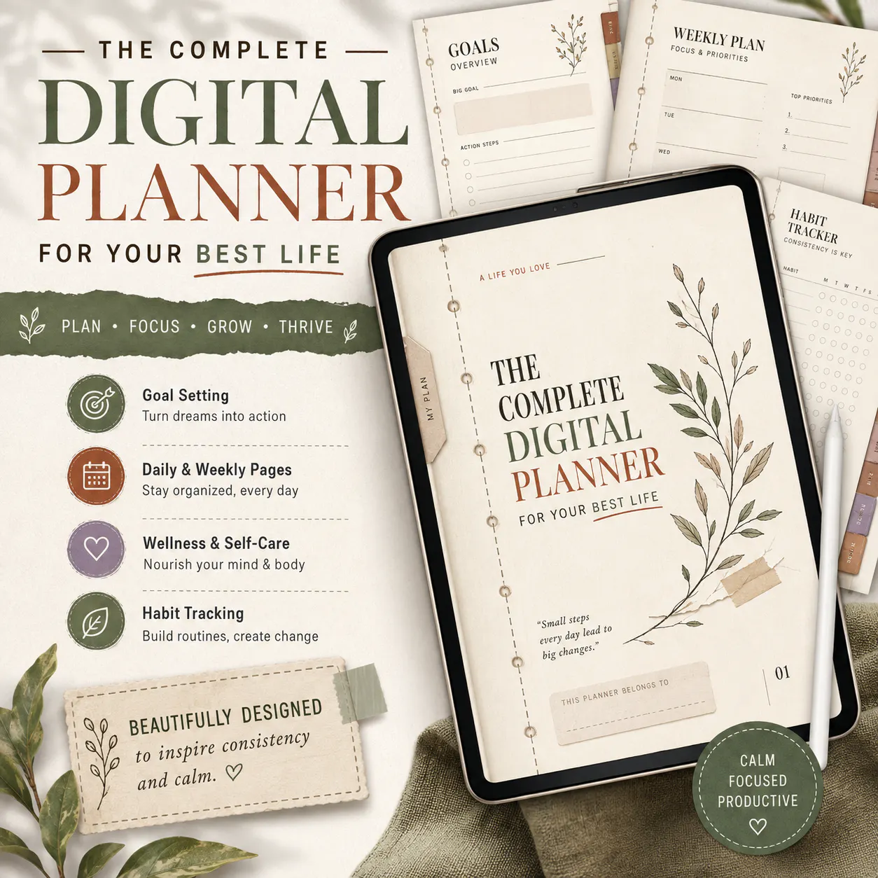 The Complete Digital Planner Best Life gallery image