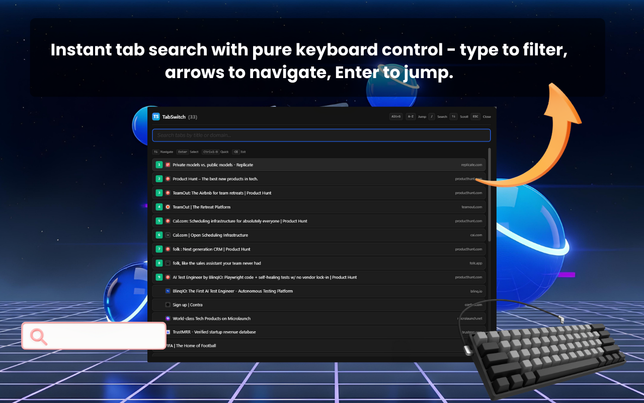 TabSwitch - Screenshot 3 showing product features and functionality