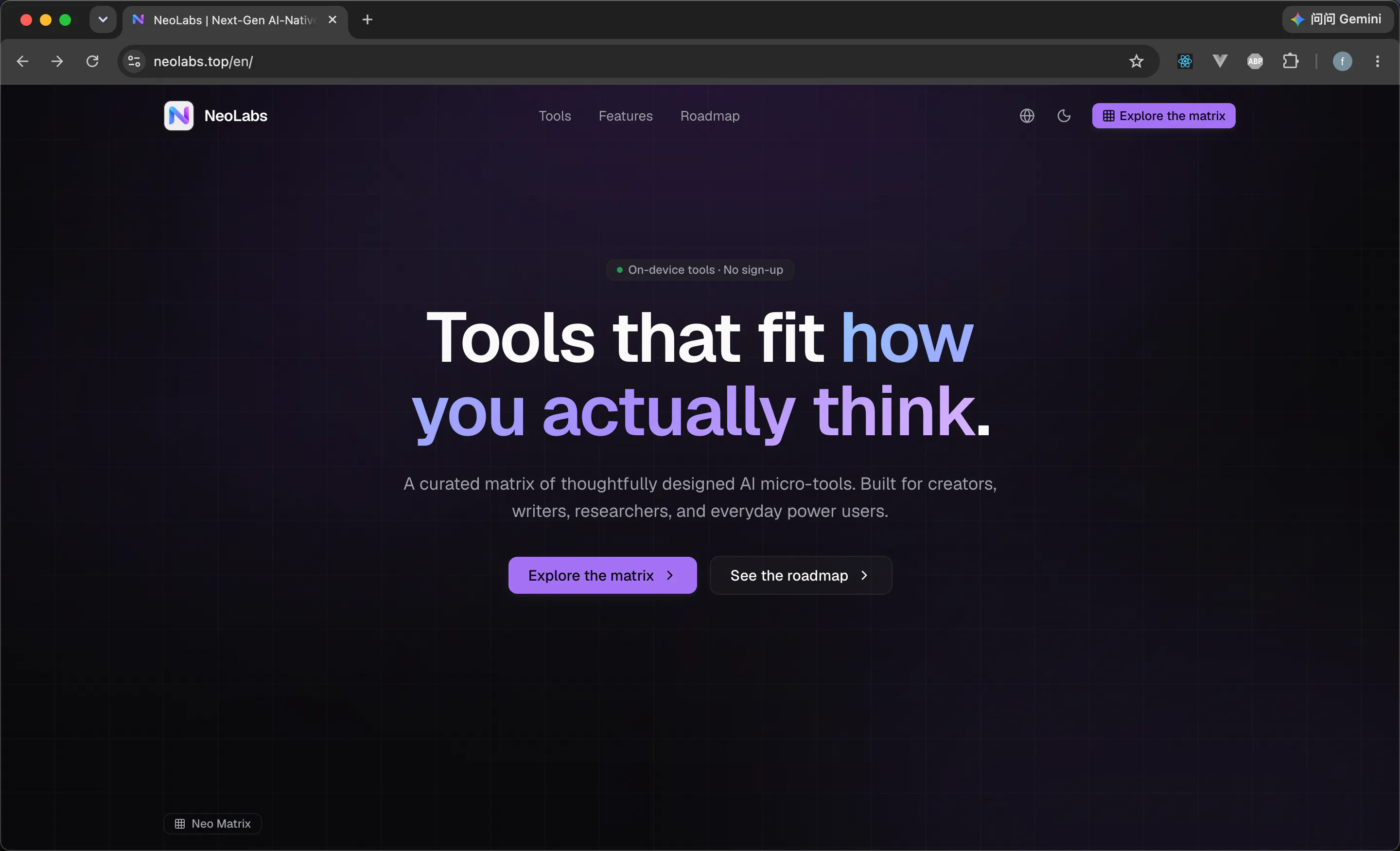 neolabs.top - All-in-one local AI tools gallery image