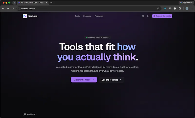 neolabs.top - All-in-one local AI tools screenshot 8