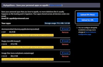appdb.to - alternative App Store for iOS gallery image
