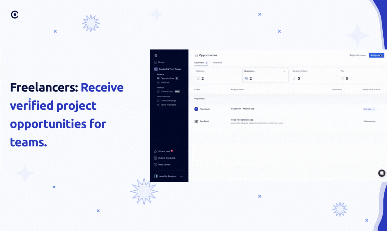 Collective.work - De SAAS-compatibele marktplaats voor teams van freelancers media 3