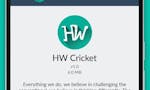 HW Cricket App | Fast Cricket scores image