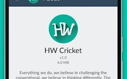 HW Cricket App | Fast Cricket scores media 1