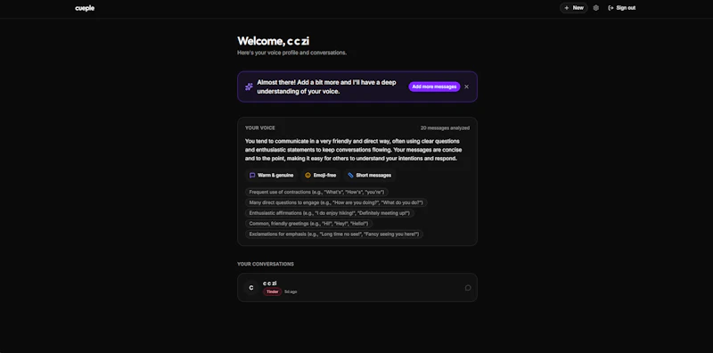Cueple screenshot 3