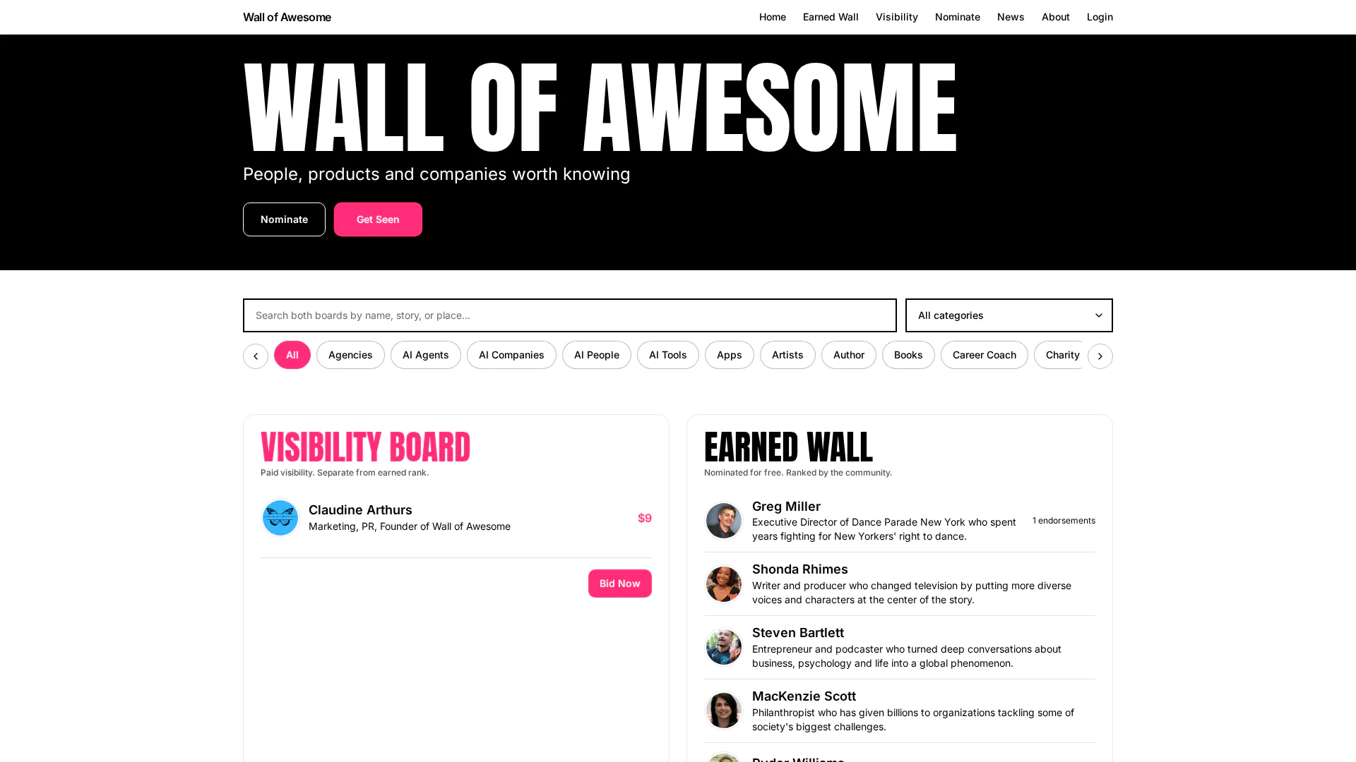 Wall of Awesome  gallery image