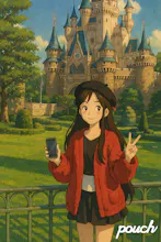 animation-style photo transformation gallery image