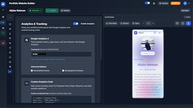 NextGenCV - AI Portfolio Website Builder gallery image