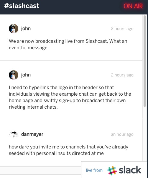 Slashcast gallery image