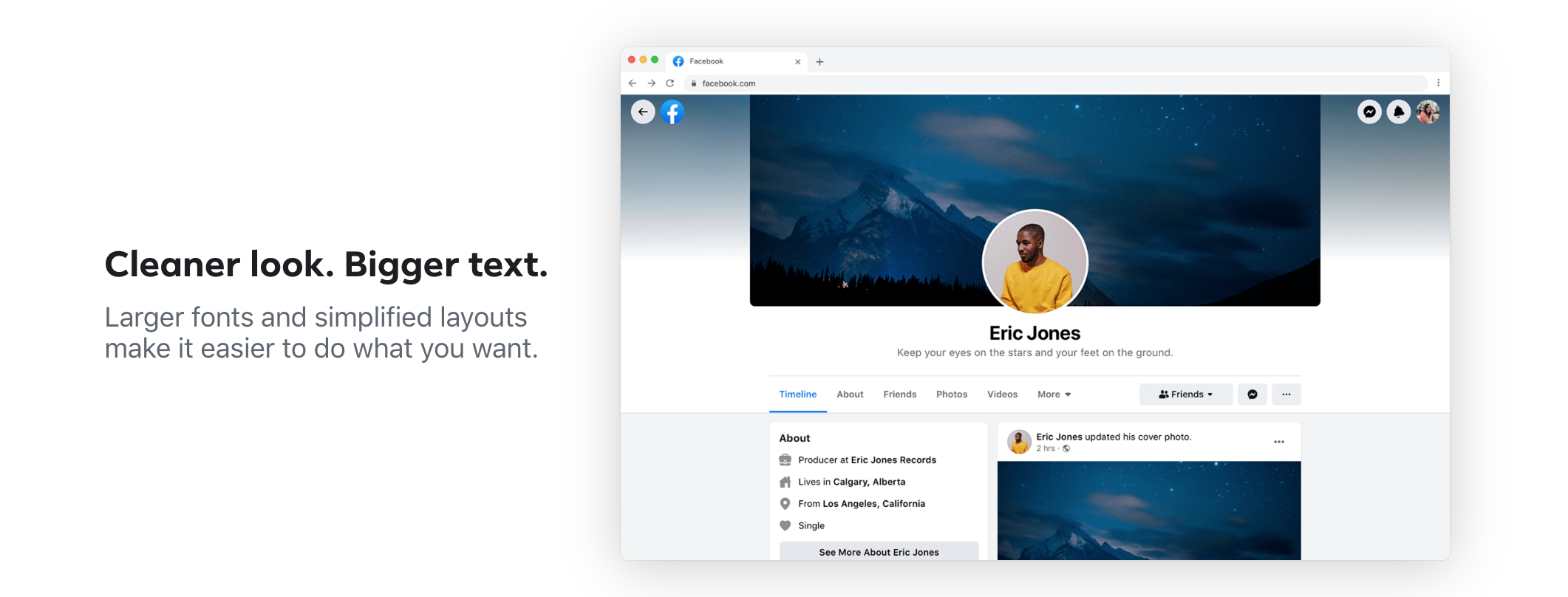 New Facebook Design gallery image