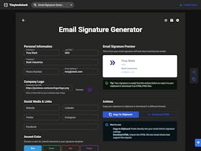 Email-Signature Generator gallery image