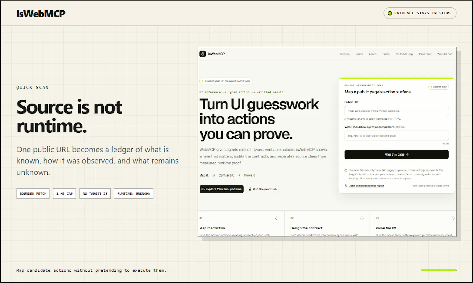 isWebMCP screenshot 4