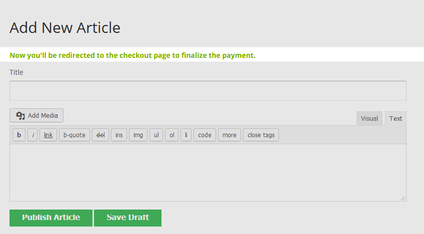 Plugin Posting Pengguna WordPress Pengguna media 7