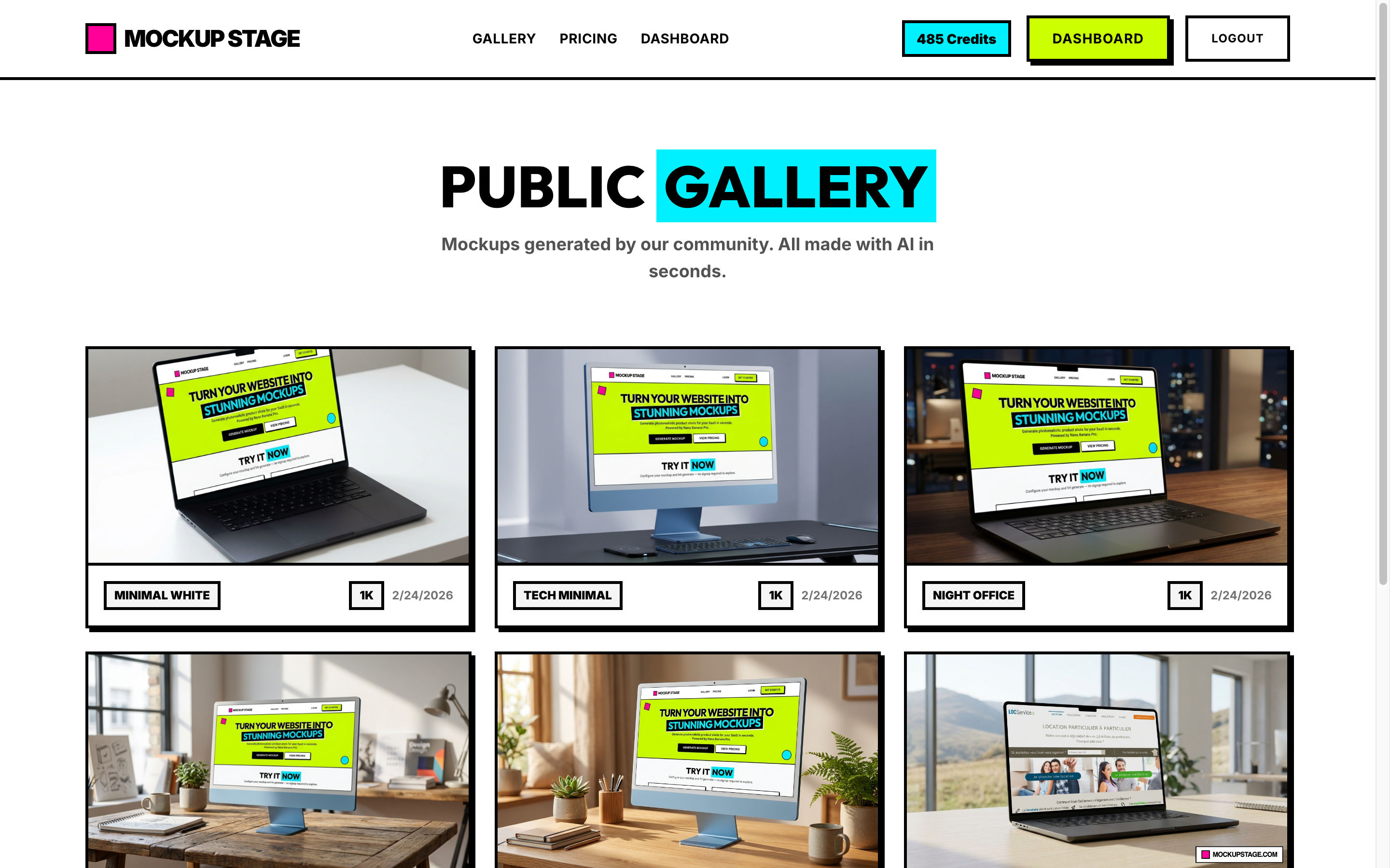 Mockup Stage gallery image