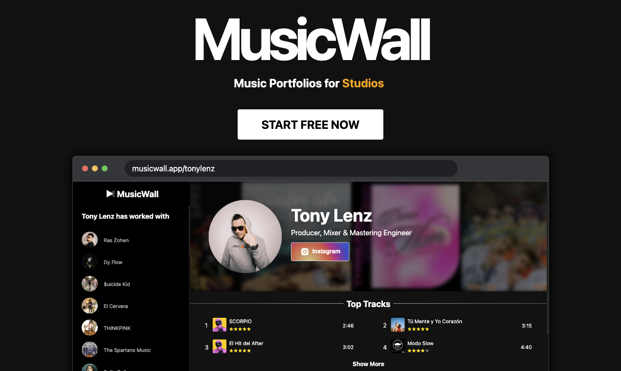 MusicWall gallery image